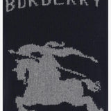 MAGLIONE IN LANA E CASHMERE 8114154 NAVY BURBERRY 