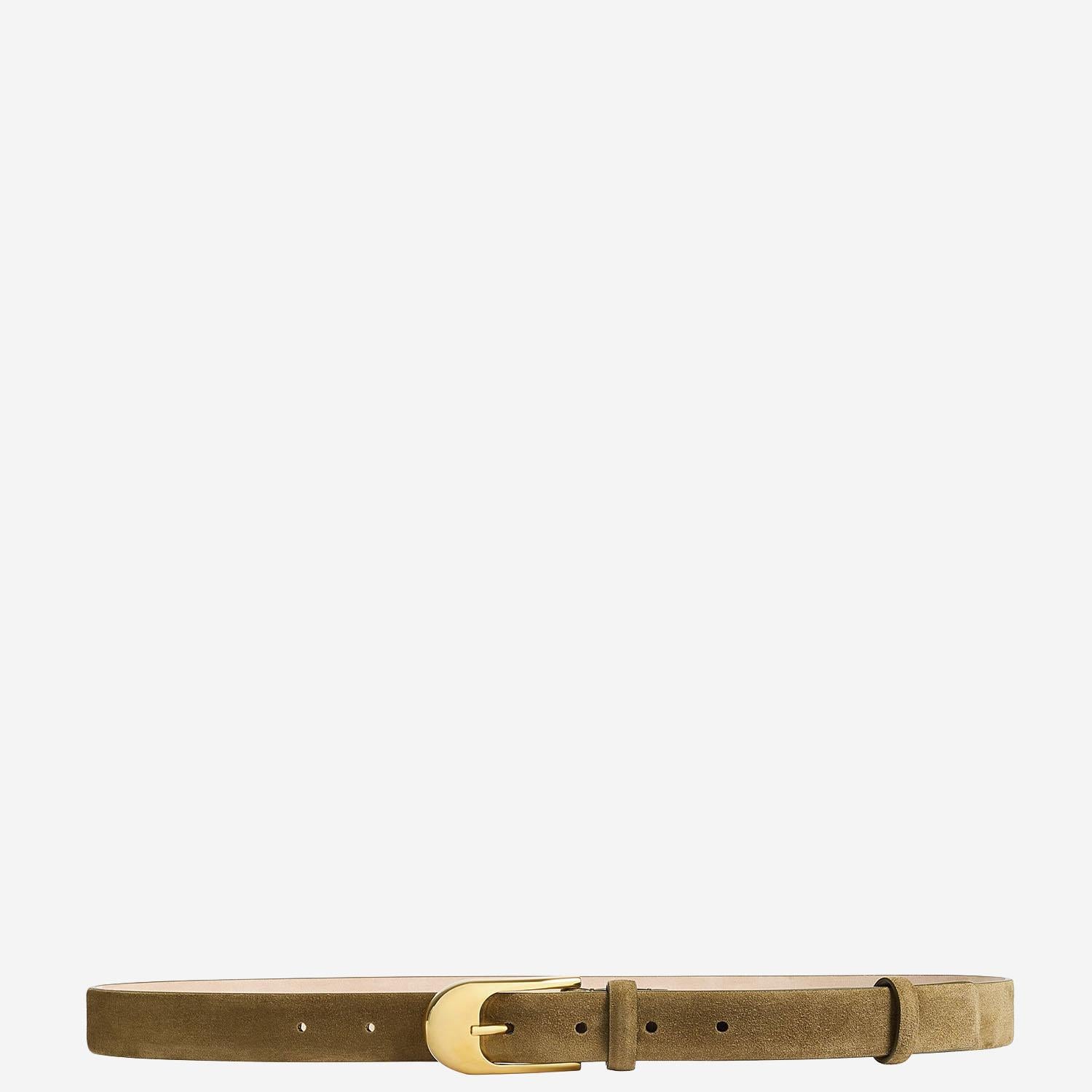 CINTURA IN PELLE SCAMOSCIATA 10105726 737 KHAITE 