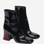 STIVALETTI JANIS CON TACCO IN PELLE LUCIDA CH25A11JSG 001 CHLOE 