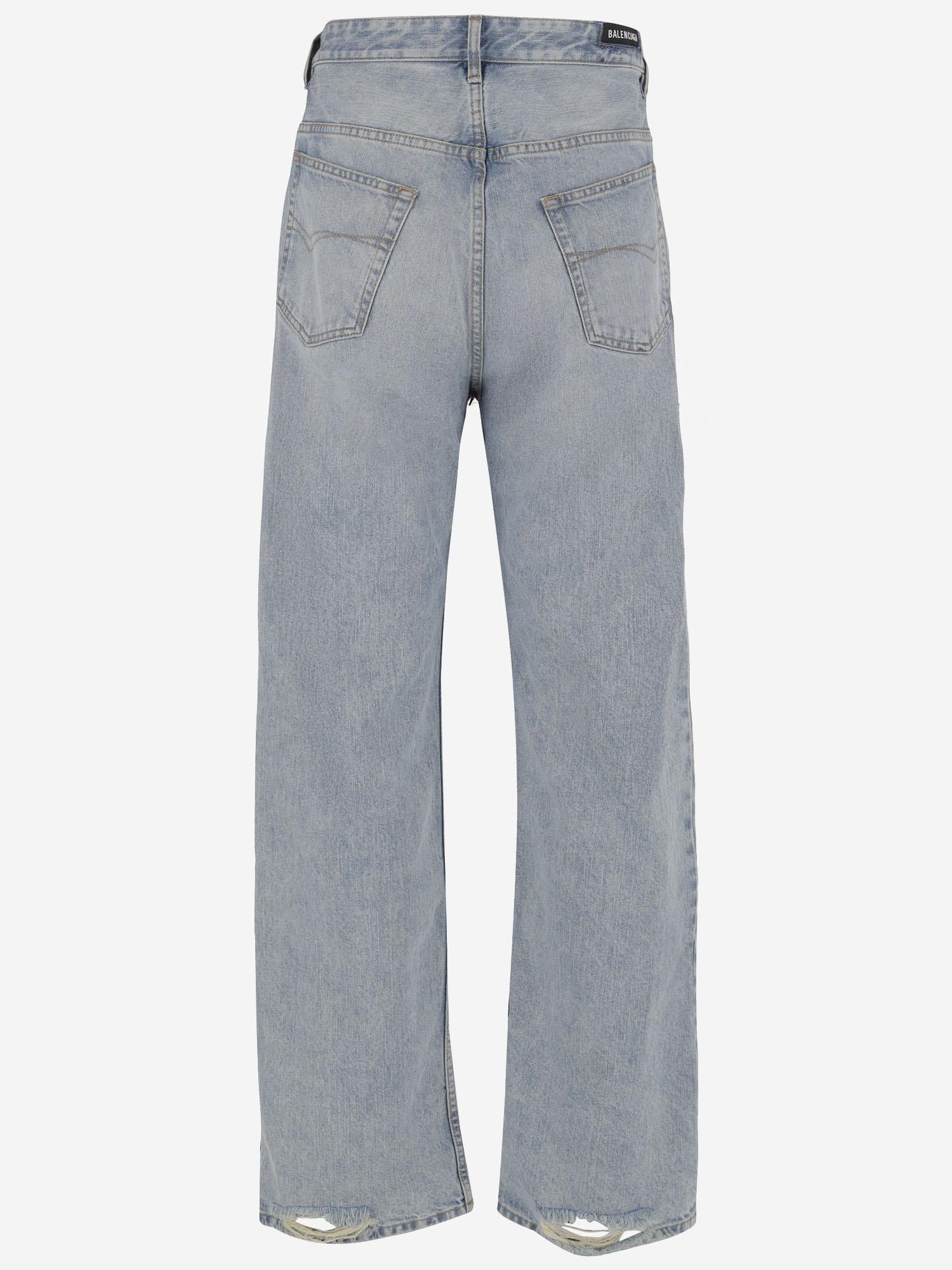 JEANS BAGGY IN DENIM DI COTONE 810786 TRW556185 BALENCIAGA 