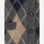 CARDIGAN IN LANA CON MOTIVO GEOMETRICO 31845165DS 40503 ASPESI 