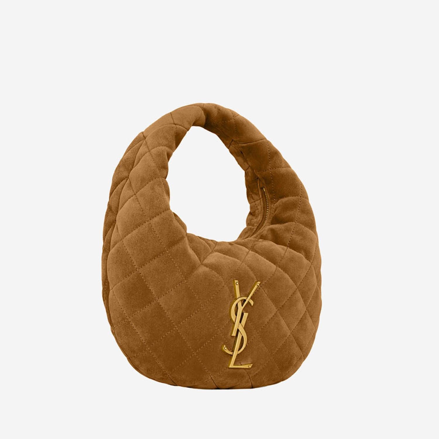 BORSA A MANO ICARE IN SUEDE 851689 1U8072916 SAINT LAURENT 