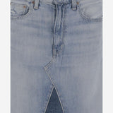 GONNA IN DENIM DI COTONE 211971231 001 POLO RALPH LAUREN 