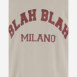T-SHIRT IN COTONE CON STAMPA BSMCCBLAH BONE BLACK SCORE 