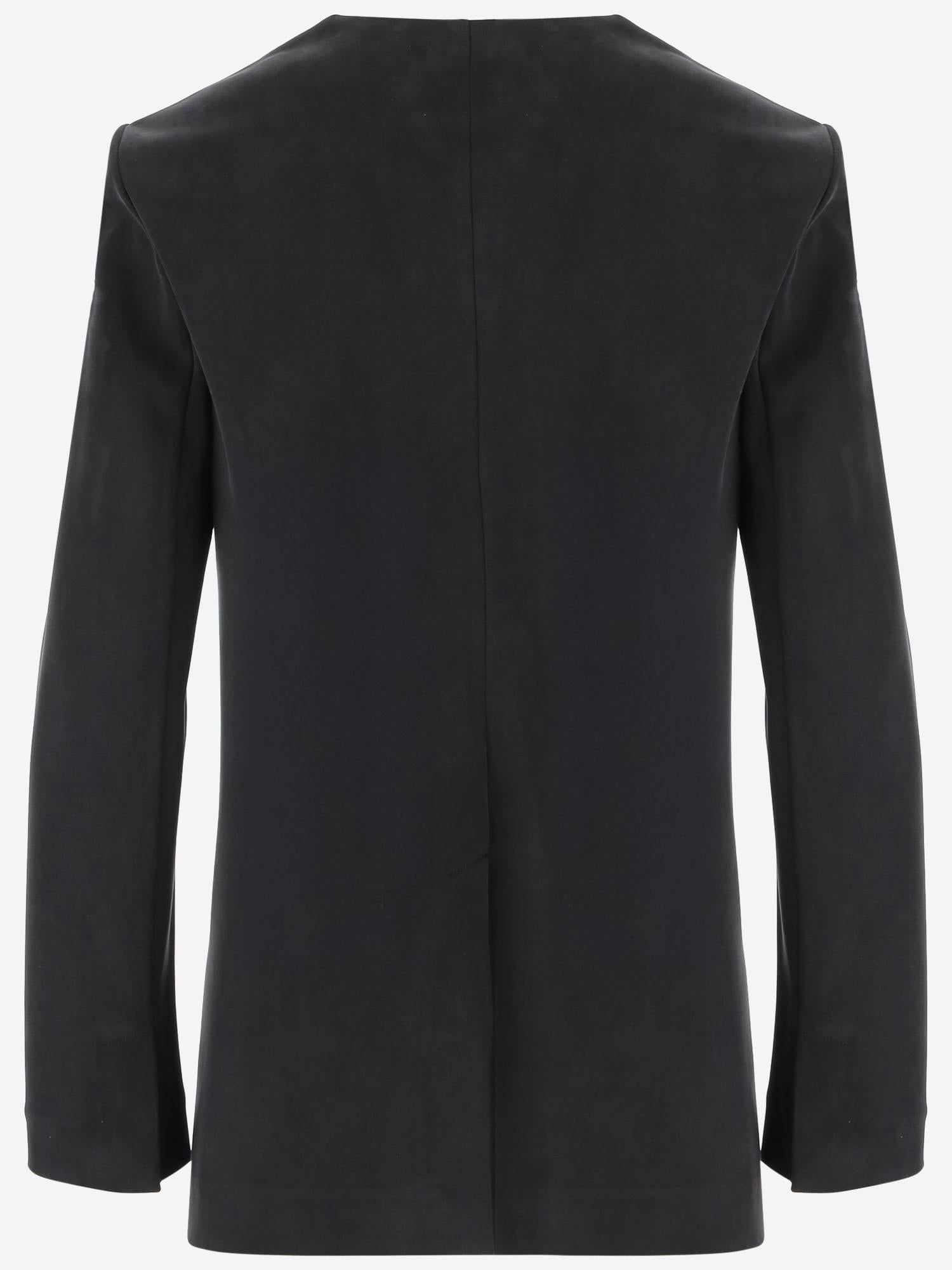 GIACCA IN INTERLOCK DI CUPRO GW000910 AF15057U8119 GIORGIO ARMANI 