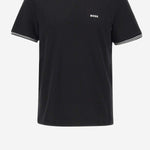 T-SHIRT IN COTONE STRETCH CON LOGO 50521245 001 HUGO BOSS 