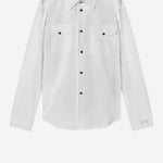 CAMICIA IN  COTONE CON BOTTONI A CONTRASTO 1019892 1A147481W000 VERSACE 