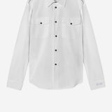 CAMICIA IN  COTONE CON BOTTONI A CONTRASTO 1019892 1A147481W000 VERSACE 