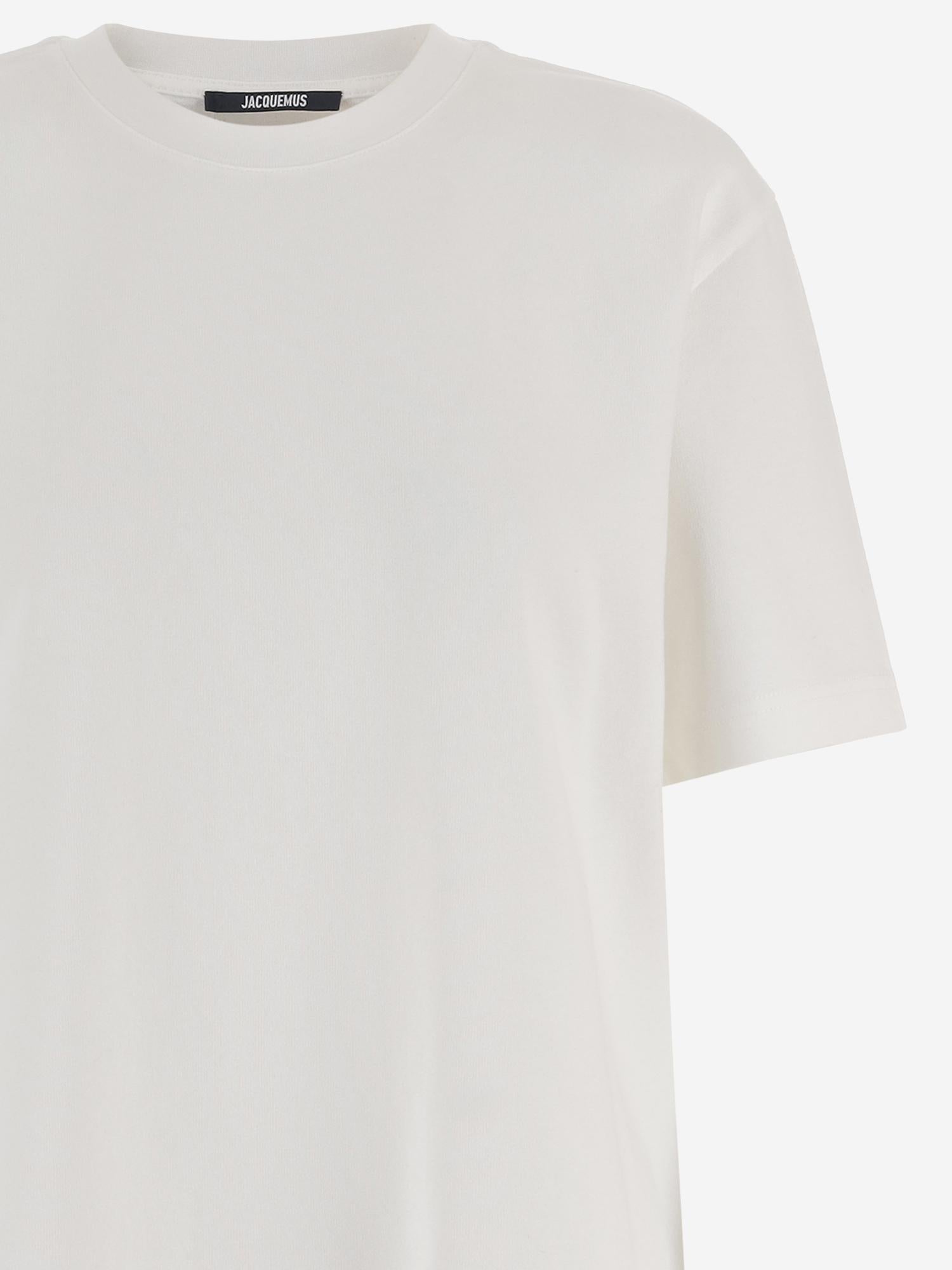 T-SHIRT IN COTONE CON LOGO TSM00628AJ00226 1OE JACQUEMUS 