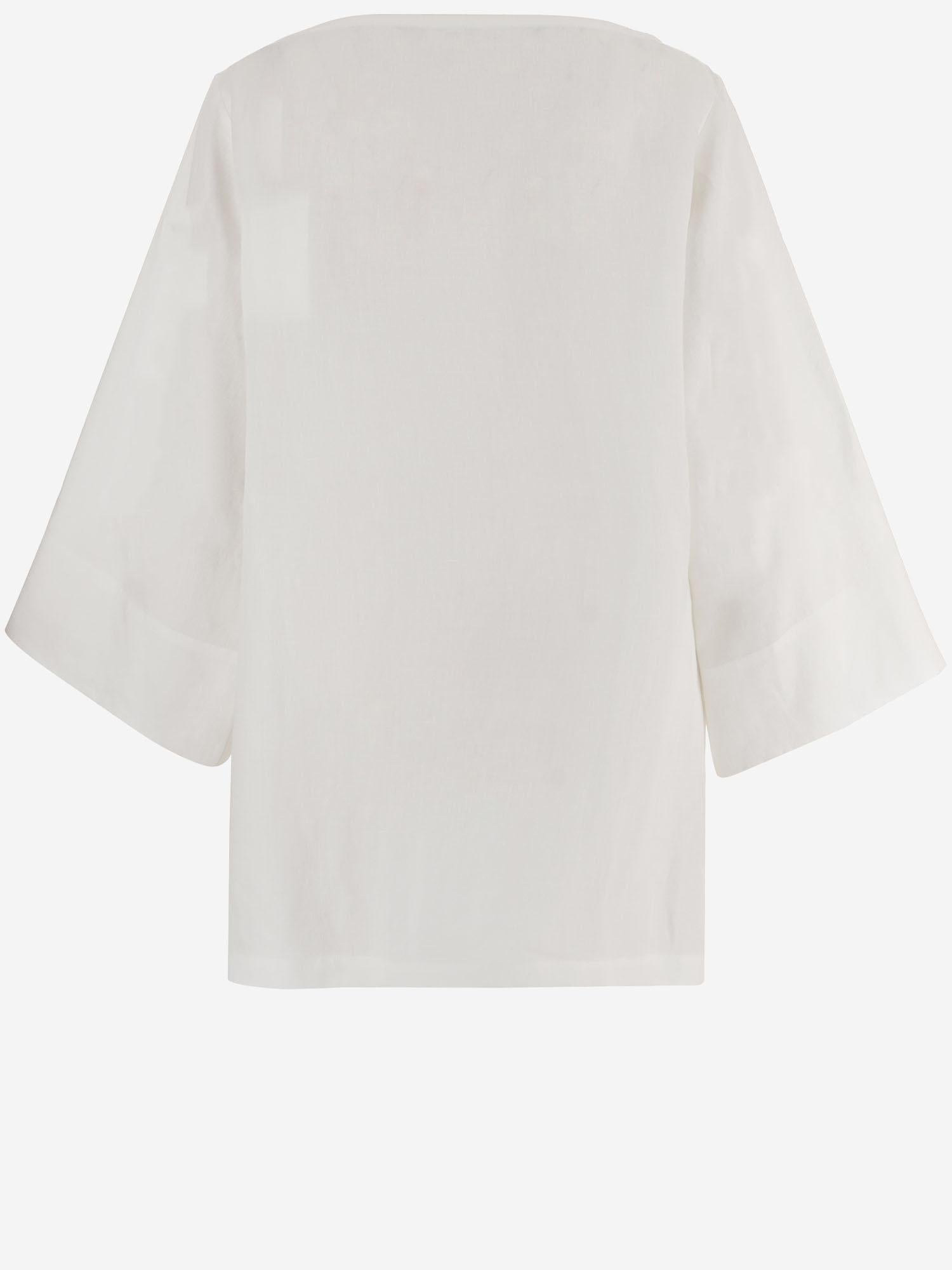 TOP IN LINO 10843W4357 WHT THE ROW 