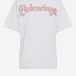 T-SHIRT IN COTONE CON LOGO 764235 TTVH49012 BALENCIAGA 