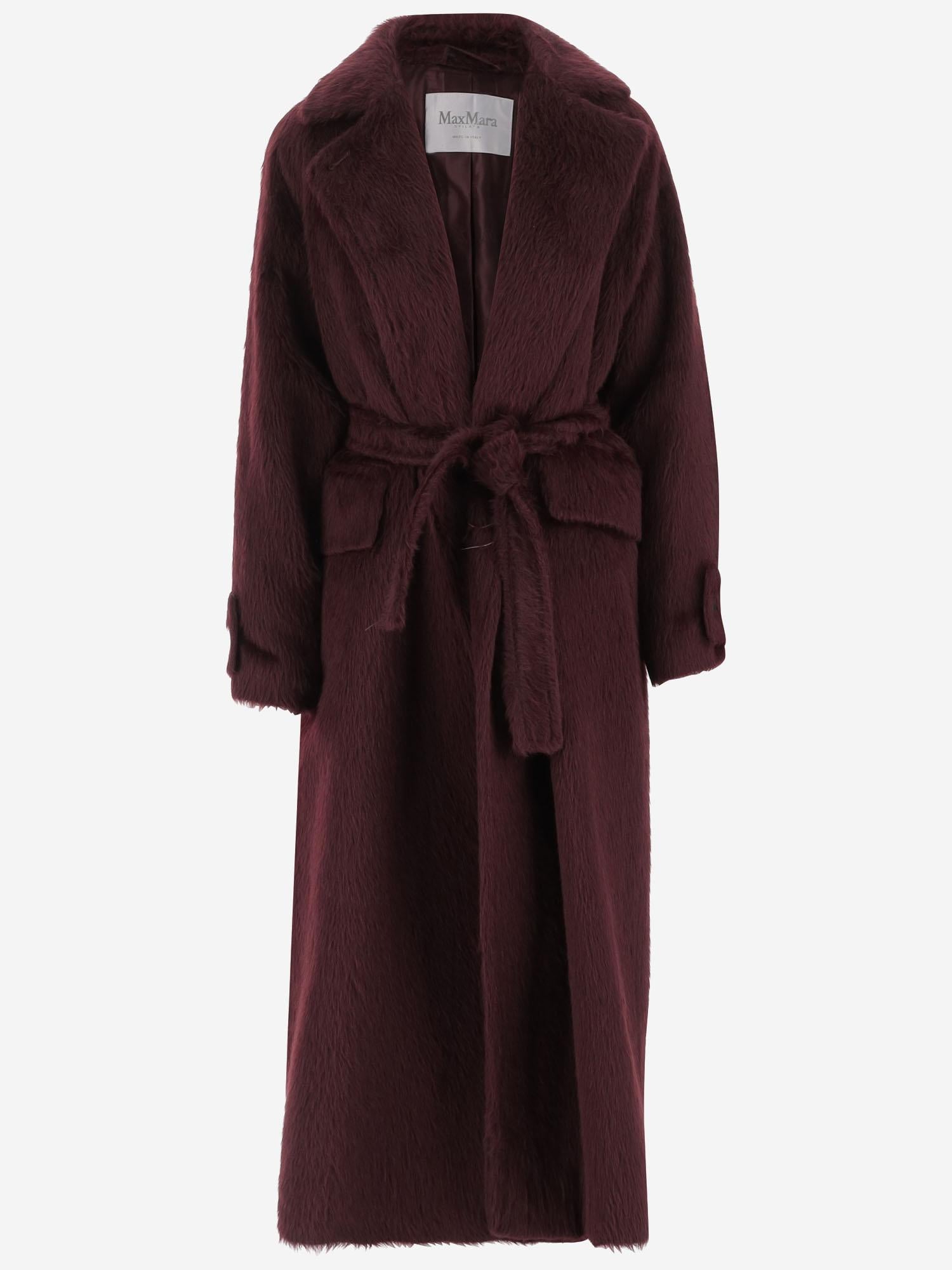 Cappotto lungo in alpaca e lana ALBATA1234 003 MAX MARA 