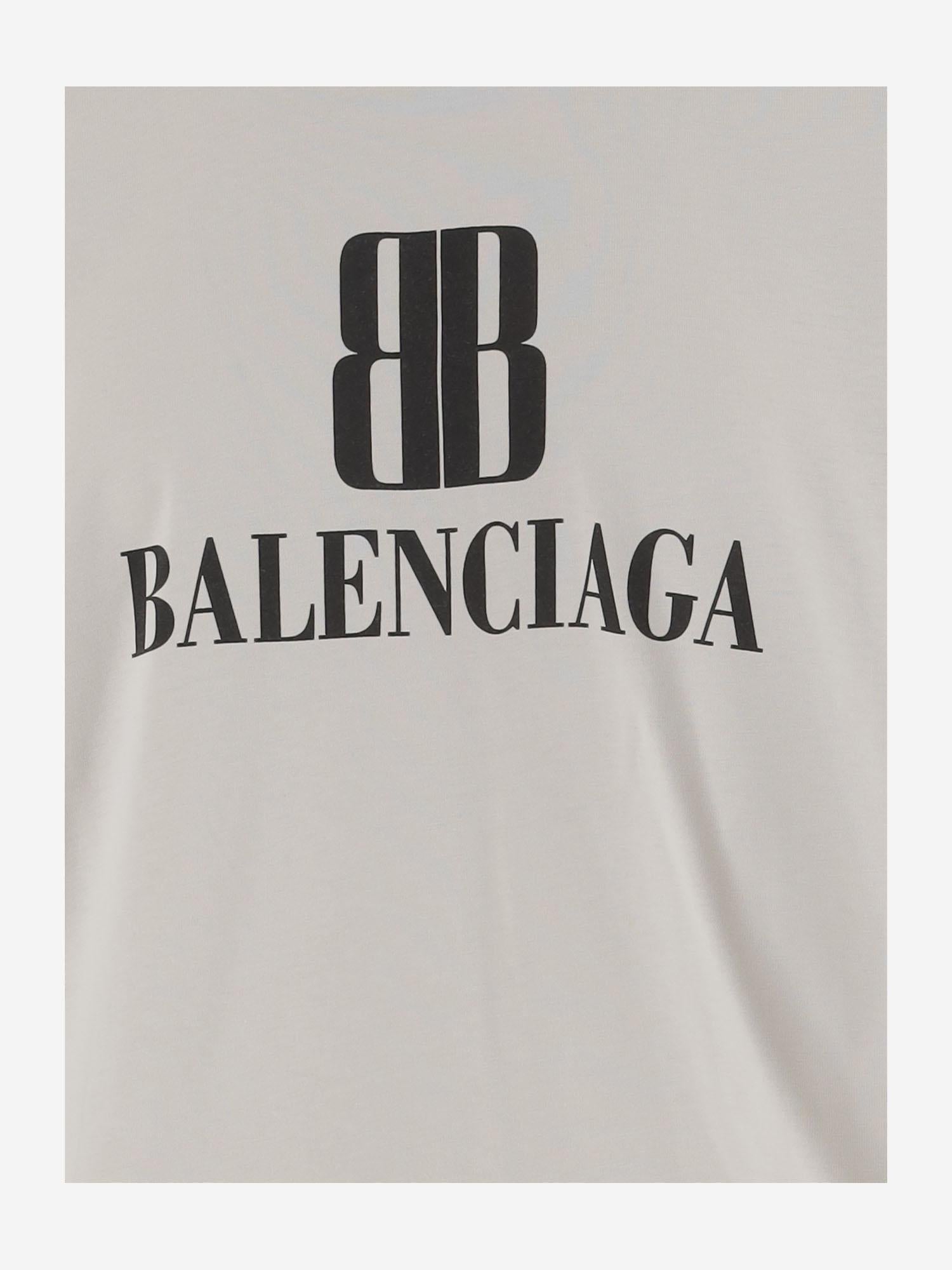 T-SHIRT IN COTONE CON LOGO 764235 TSVU49012 BALENCIAGA 
