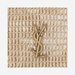 Borsa a spalla Oxalis in rafia macramè 773984 GAAEB9718 SAINT LAURENT 