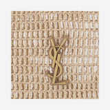 Borsa a spalla Oxalis in rafia macramè 773984 GAAEB9718 SAINT LAURENT 