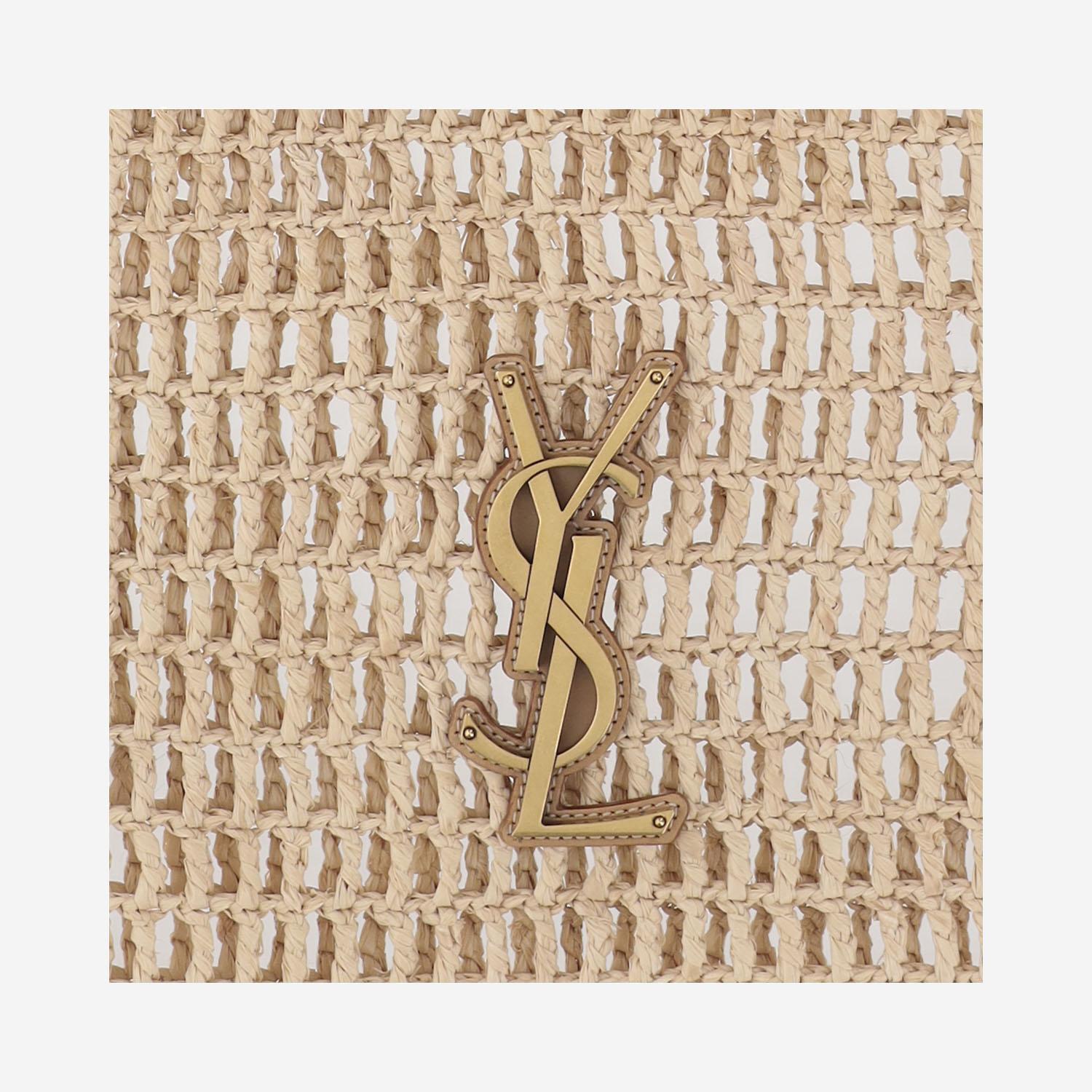 Borsa a spalla Oxalis in rafia macramè 773984 GAAEB9718 SAINT LAURENT 