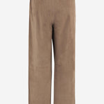 PANTALONI JOANNI IN PELLE SCAMOSCIATA 103678 11A BY MALENE BIRGER 