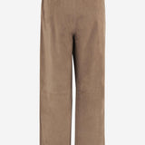 PANTALONI JOANNI IN PELLE SCAMOSCIATA 103678 11A BY MALENE BIRGER 