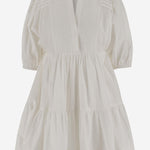 Mini abito colomba DOVE WHITE CALLING JUNE 