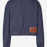 GIACCA IN DENIM DI COTONE CON LOGO FLF856 AOHSF0QB0 FENDI 