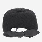 cappello da baseball in tweed di lana AC1110223 999B PATOU 