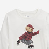 MAGLIA IN COTONE CON STAMPA POLO BEAR 312P00435 001 POLO RALPH LAUREN KIDS 