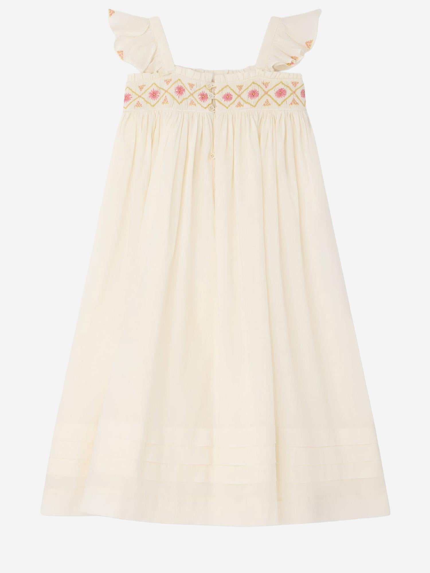 ABITO LAORA CON RICAMO LOGO S06GDRW00029 103 BONPOINT KIDS 