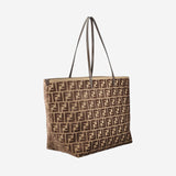 BORSA SHOPPING ROLL GRANDE CON MOTIVO FF 8BH425 AT14F0L1B FENDI 