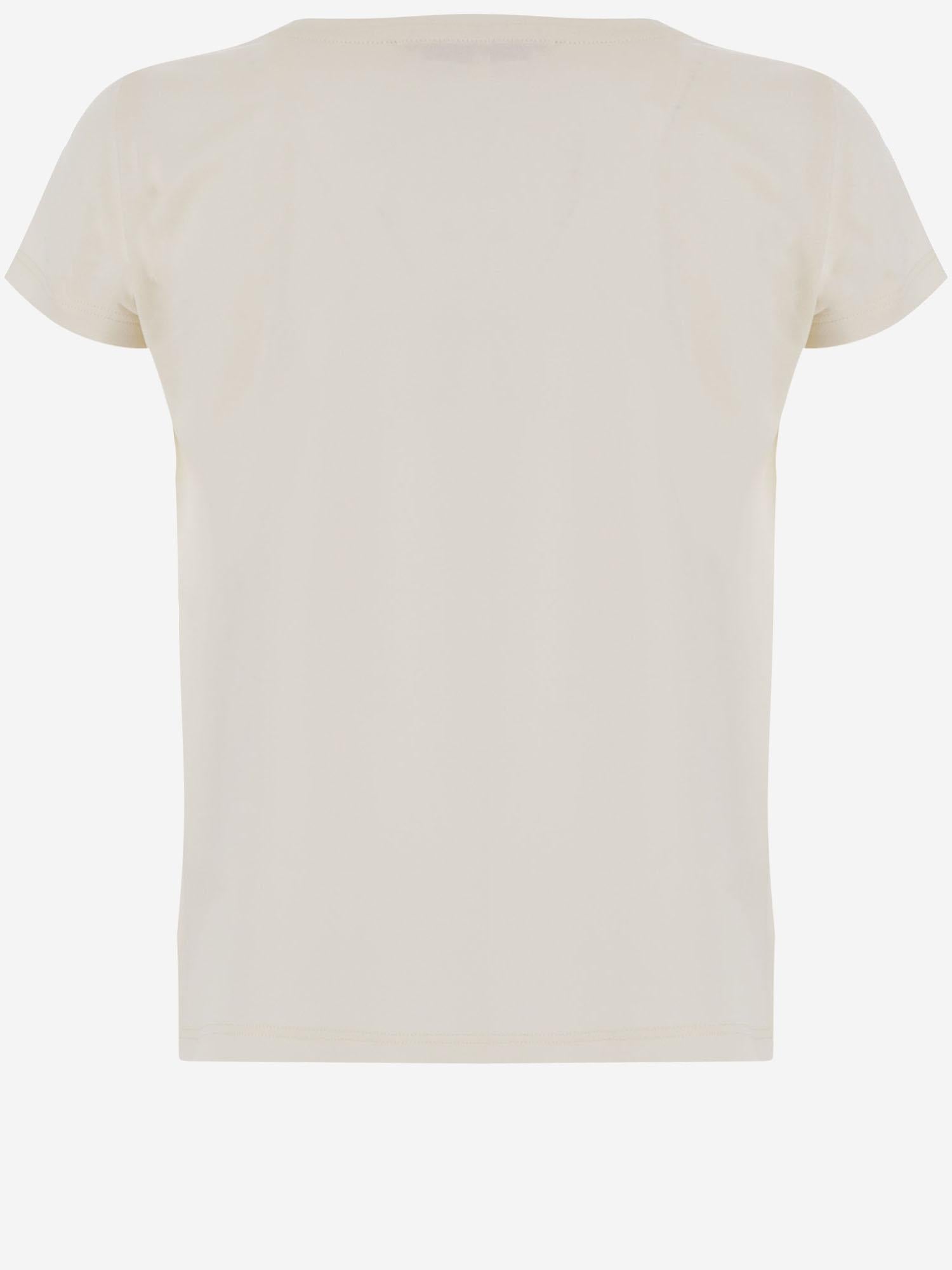 T-SHIRT IN COTONE CON RICAMO FLOREALE S06GTSK00010 103 BONPOINT KIDS 