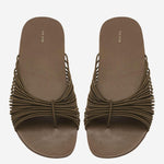 SANDALI SARA CON ELASTICO E PELLE F1617W180 MUD THE ROW 