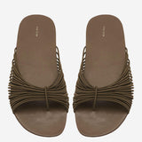 SANDALI SARA CON ELASTICO E PELLE F1617W180 MUD THE ROW 