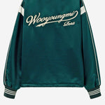 giubbotto verde in nylon W261JP03 907F WOOYOUNGMI 