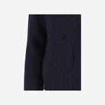 CARDIGAN IN CASHMERE D229WS NAVYNEW OLIVER LATTUGHI 