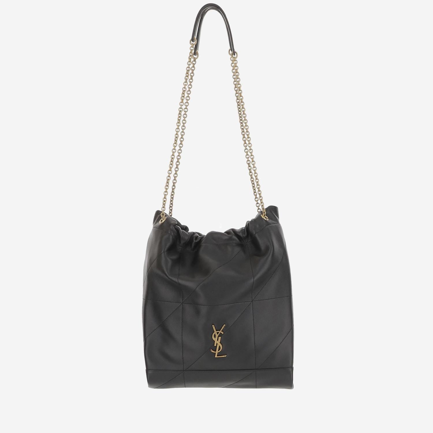 JAMIE POCHON IN PELLE DI AGNELLO 781666 AAB321000 SAINT LAURENT 