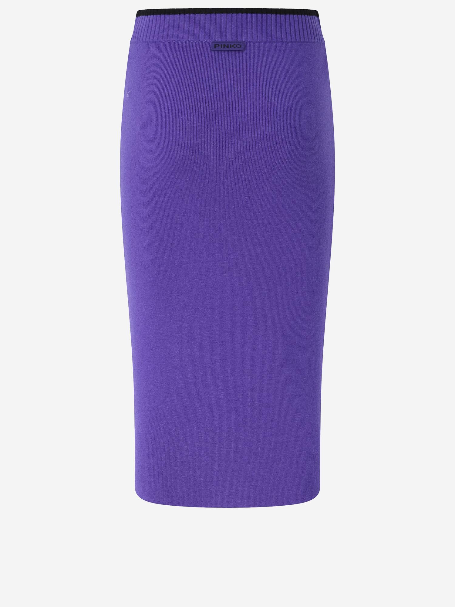 Gonna a tubino in maglia stretch 105489 A2Q9W21 PINKO 