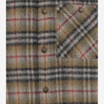 CAMICIA IN LANA CON MOTIVO CHECK 8110913 BEIGE IP CHECK BURBERRY 