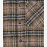 CAMICIA IN LANA CON MOTIVO CHECK 8110913 BEIGE IP CHECK BURBERRY 