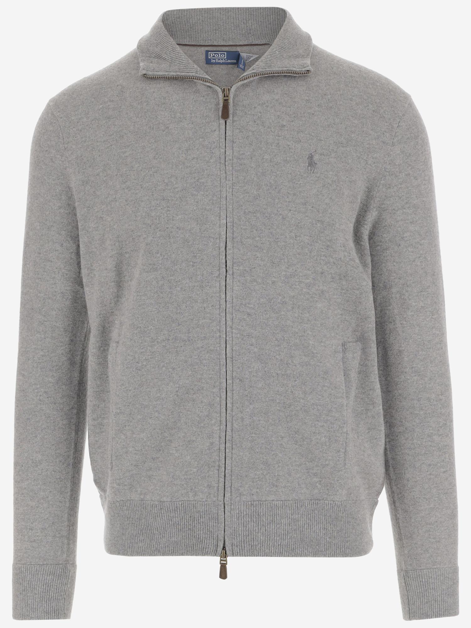 MAGLIONE IN LANA CON LOGO 710974149 002 POLO RALPH LAUREN 