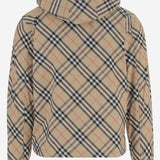 GIACCA IN NYLON CON MOTIV CHECK 8121319 SANDIPCHECK BURBERRY 