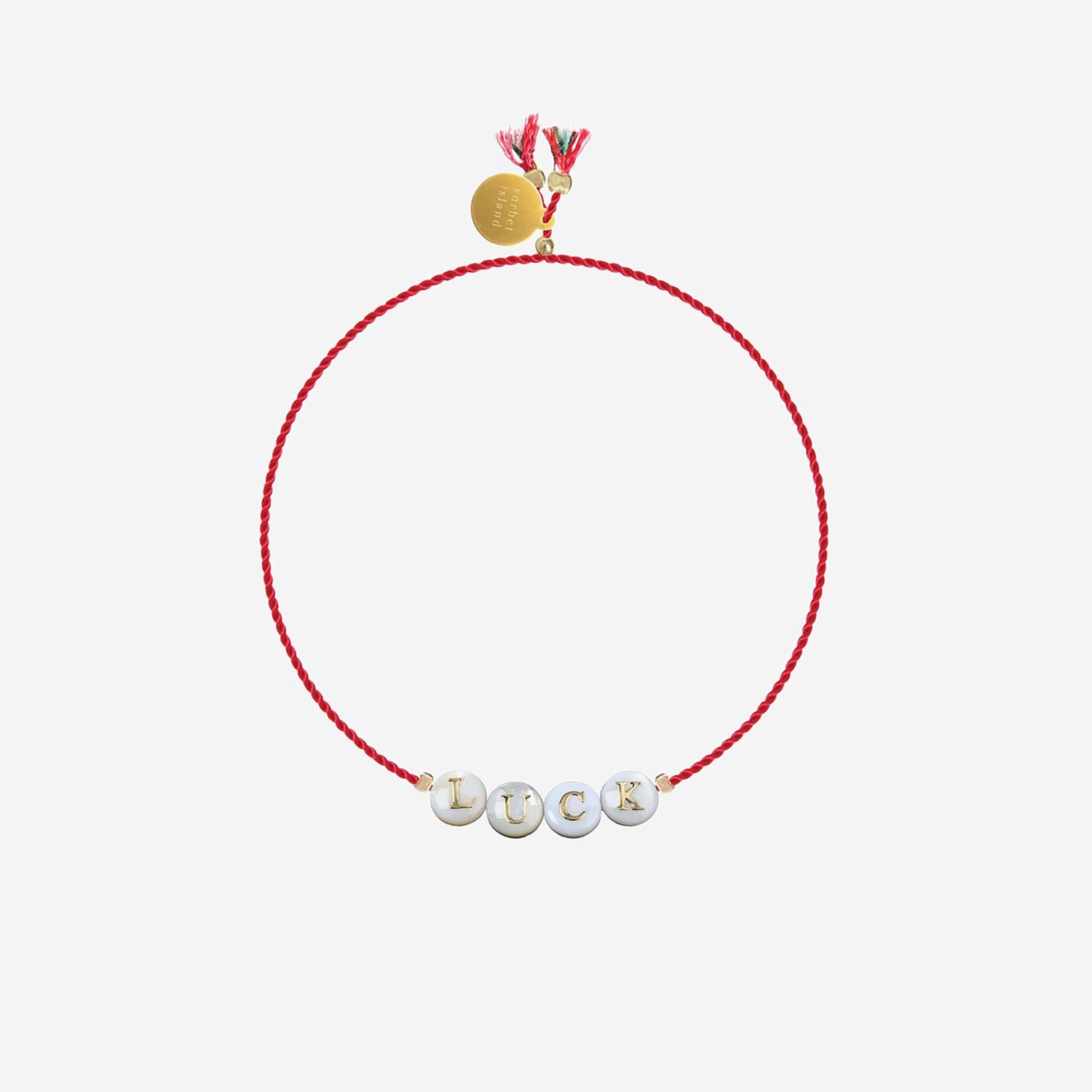 BRACCIALE SHELL CON PERLE IN VETRO SHELLLUCK  SORBET ISLAND 