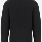 MAGLIONE IN LANA E CASHMERE CON COLLO SCIALLE M12156540A 001BLK VINCE 