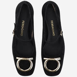 BALLERINE IN PELLE MARRY 001NEROAMARETTINERO SALVATORE FERRAGAMO 