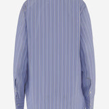 CAMICIA IN COTONE CON MOTIVO A RGHIE S29DT0006 M35625002F MAISON MARGIELA 