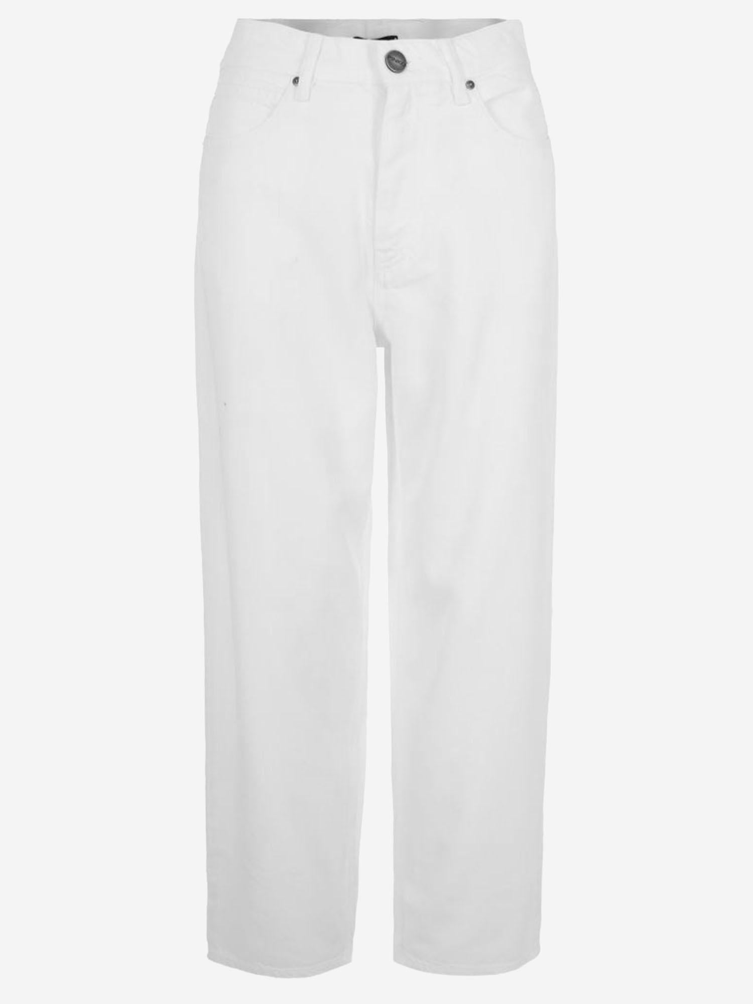 PANTALONI ESTELLE EGG IN MISTO COTONE 103857 A3E1Z04 PINKO 