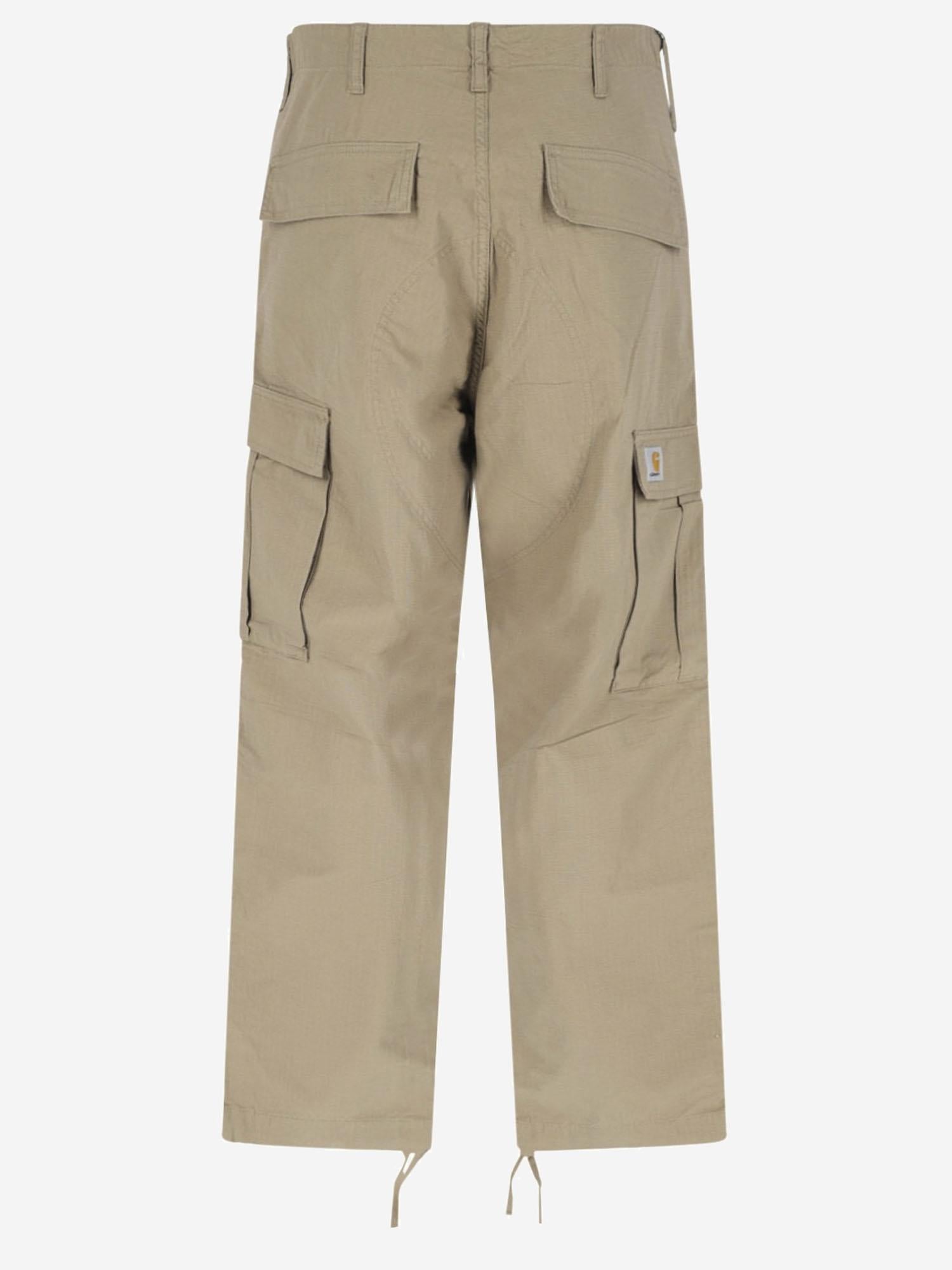 PANTALONI CARGO IN COTONE CON LOGO I032467 8Y02 CARHARTT WIP 