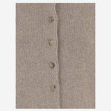 CARDIGAN IN CASHMERE CON COLLO ALTO 18046645 992 KHAITE 
