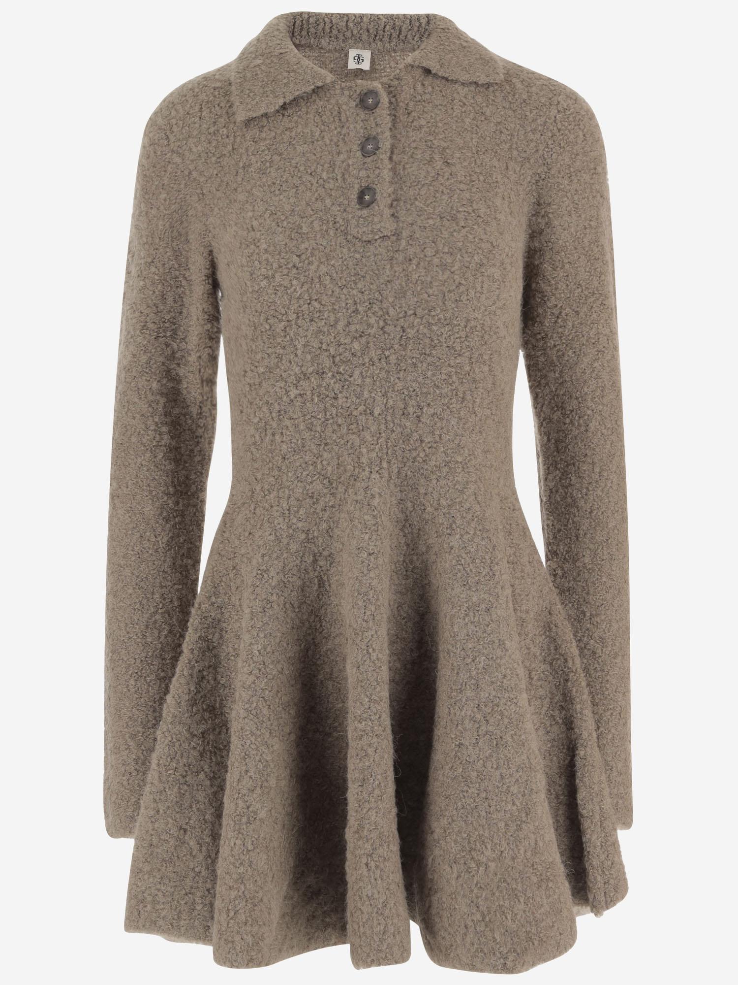 ABITO IN MISTO LANA CON COLLETTO 21879 516 THE.GARMENT 