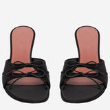 SLIPPER ELEONORA IN SETA ELEONORASLIPPER 45BLACK AMINA MUADDI 