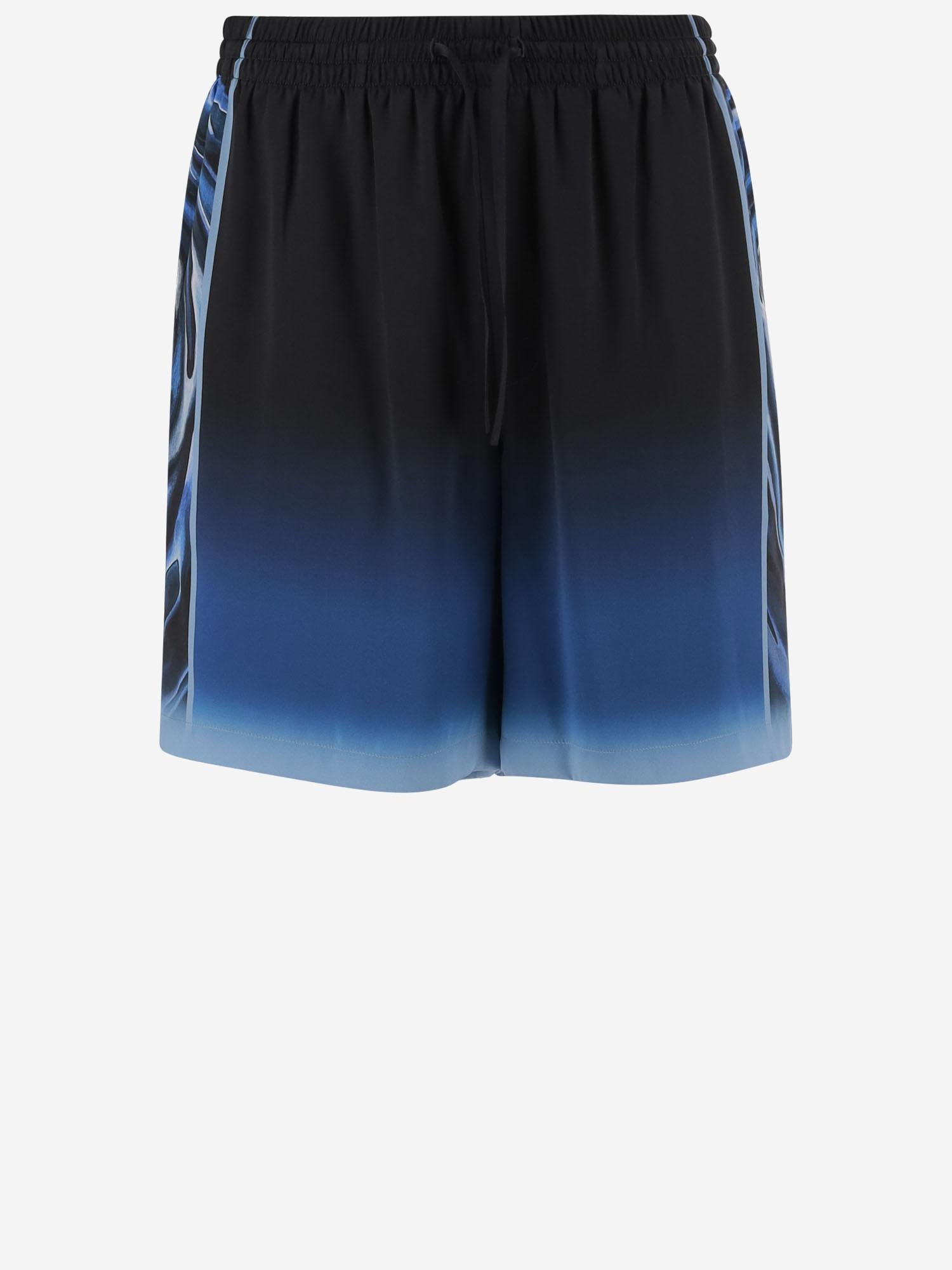 PANTALONI CORTI CON STAMPA GRAFICA MSP26TR399 07 CASABLANCA 