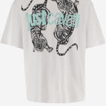 T-SHIRT IN COTONE CON STAMPA 80OAHE16 CJ110003 JUST CAVALLI 